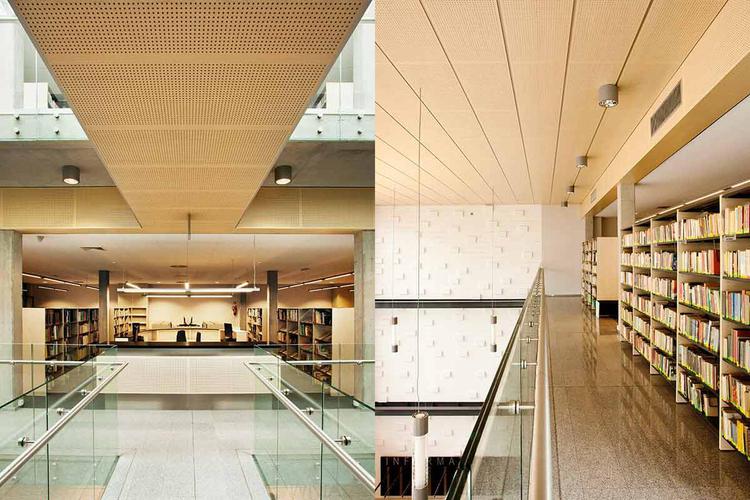 河北保定圖書館穿孔吸音板聲學工程